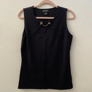 Liz Claiborne black sleeveless tank top